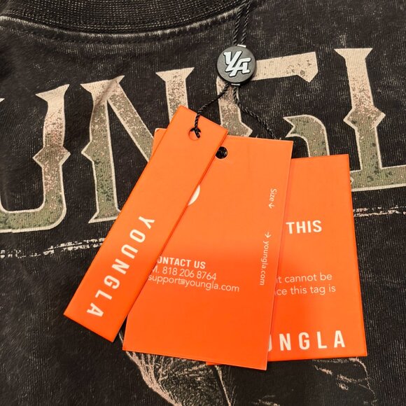 NWT YOUNG LA CROPPED T-Shirt - Picture 7 of 8